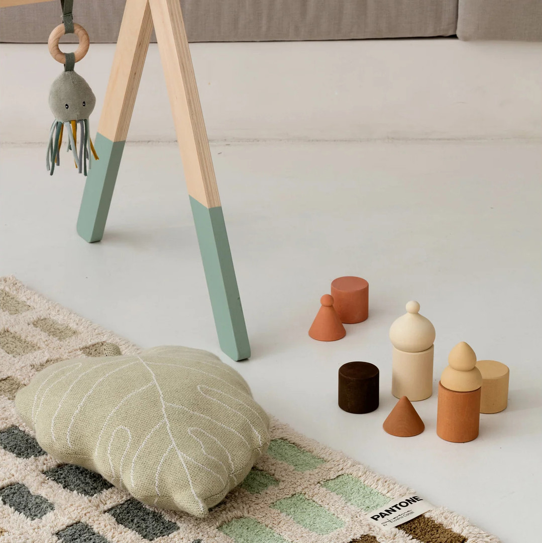 Dekokissen Baby Leaf Olive 2