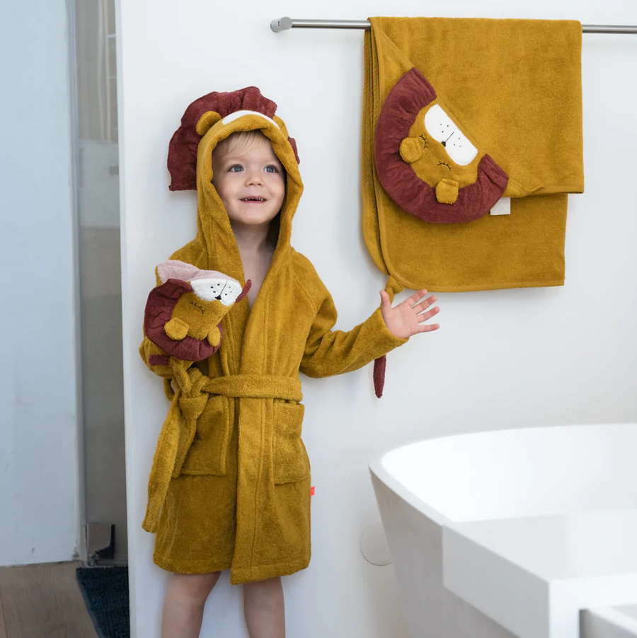 Badetuch mit Kapuze Löwe 5