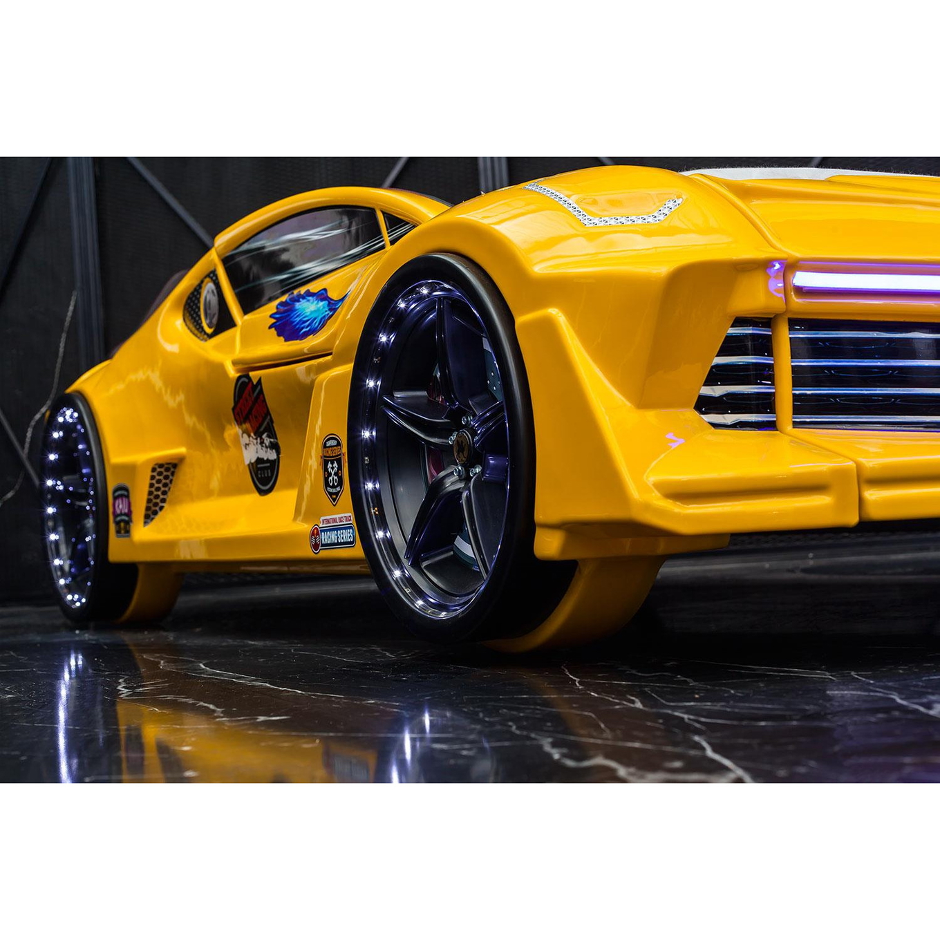 Autobett Speedster Gelb 8