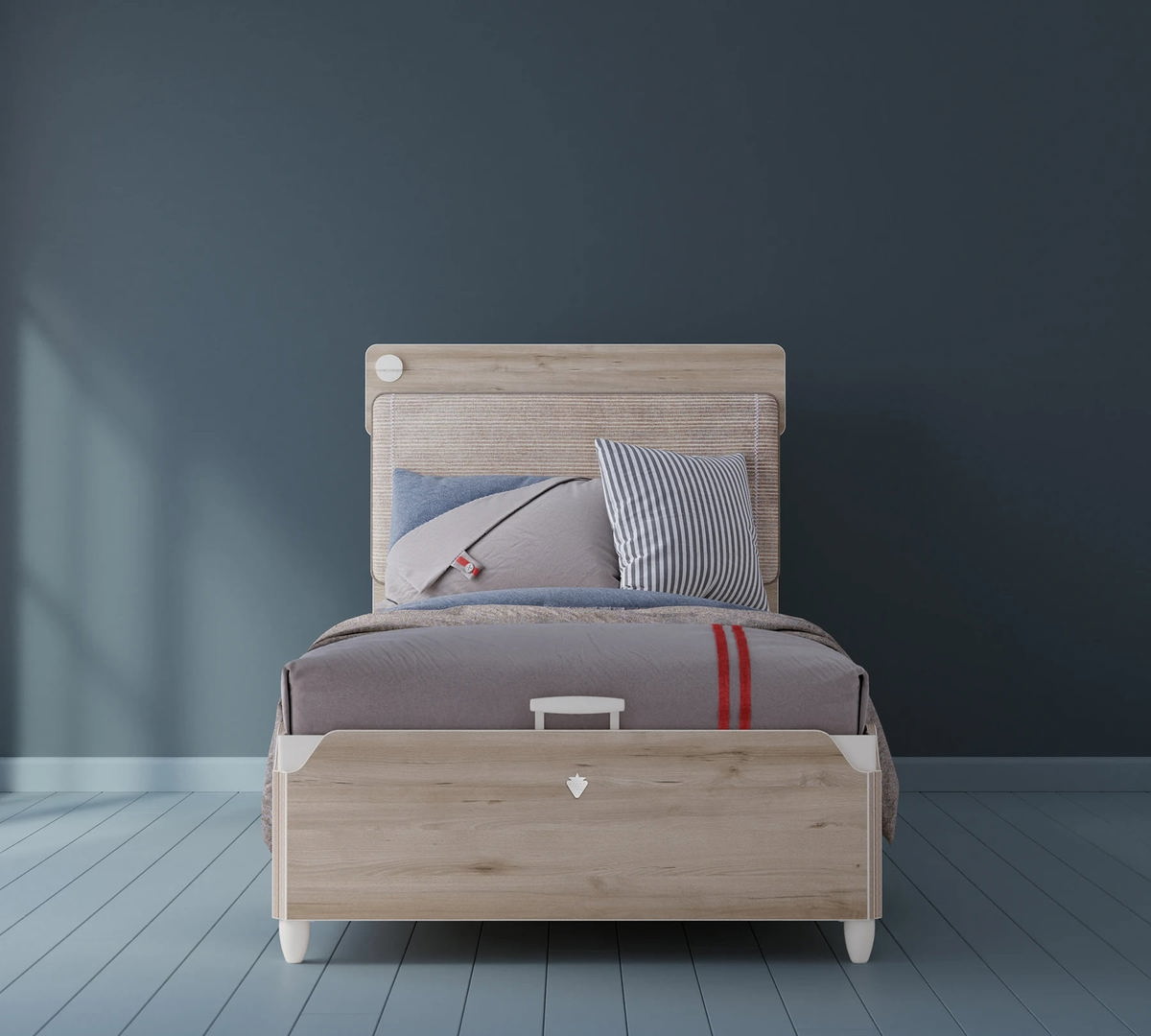 Bett Duo mit Stauraum, Line, 120 x 200 cm 7