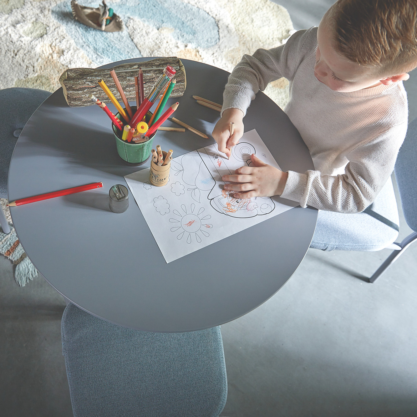 Kindertisch Chill Frosted Blue #2