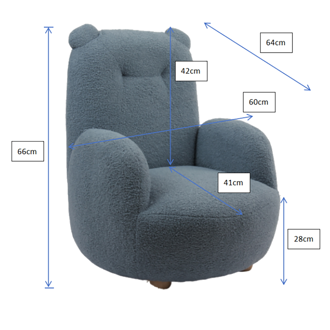 Sofa Rocky Mini Bär Blau 5