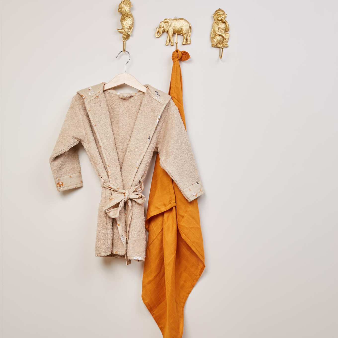 Bademantel Frottée Zewi Steppe 2