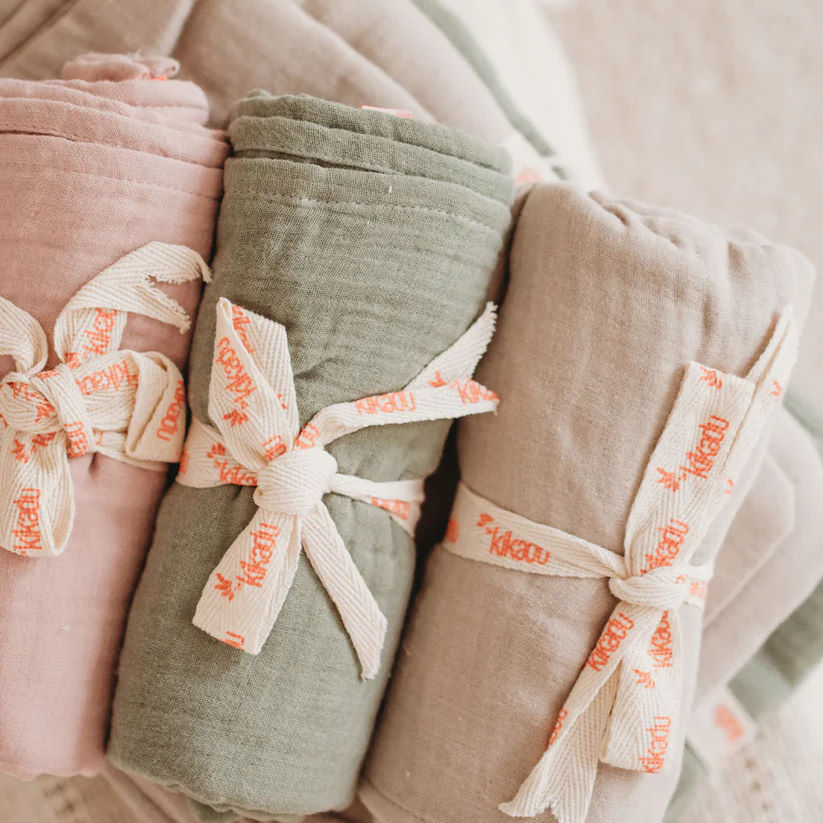 Tuch Muslin Klein Grün 2