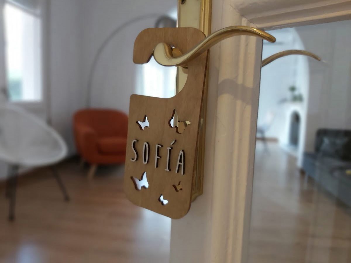 Türhänger Schmetterling Natur personalisierbar 2