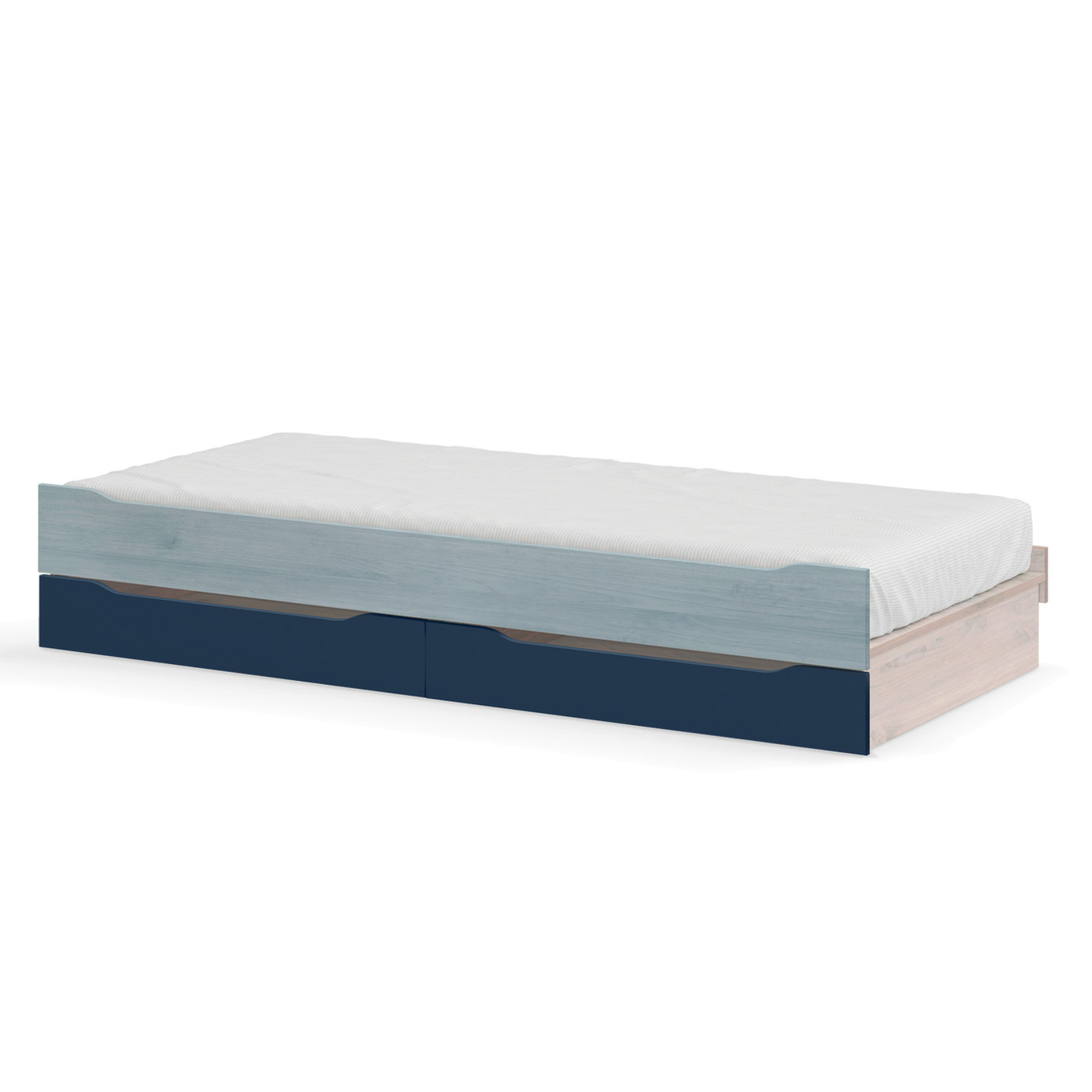 Ausziehbett Studio Trio 90x200cm mit Schubladen