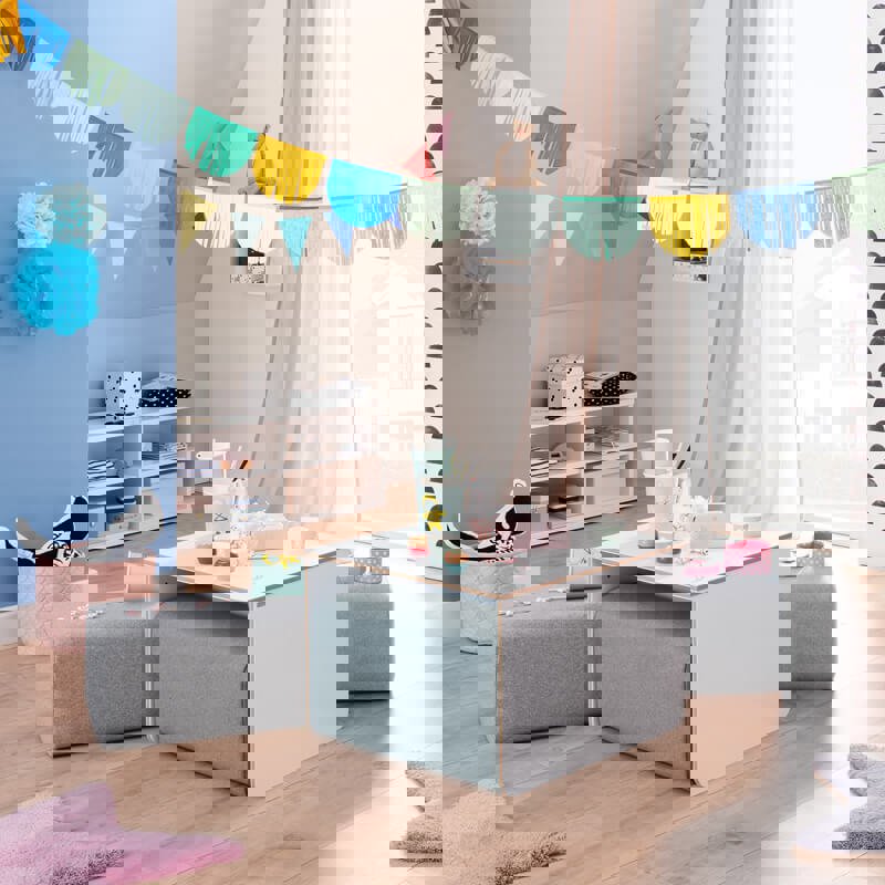 Hocker Fritzi  Blau 6