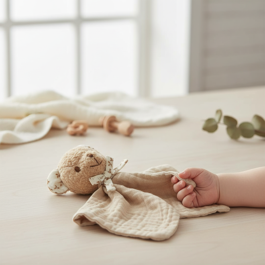 Schmusetuch Bär Latte 2