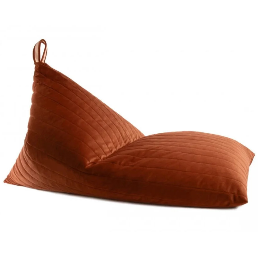 Sitzsack Essaouira Velvet Wild Braun 1