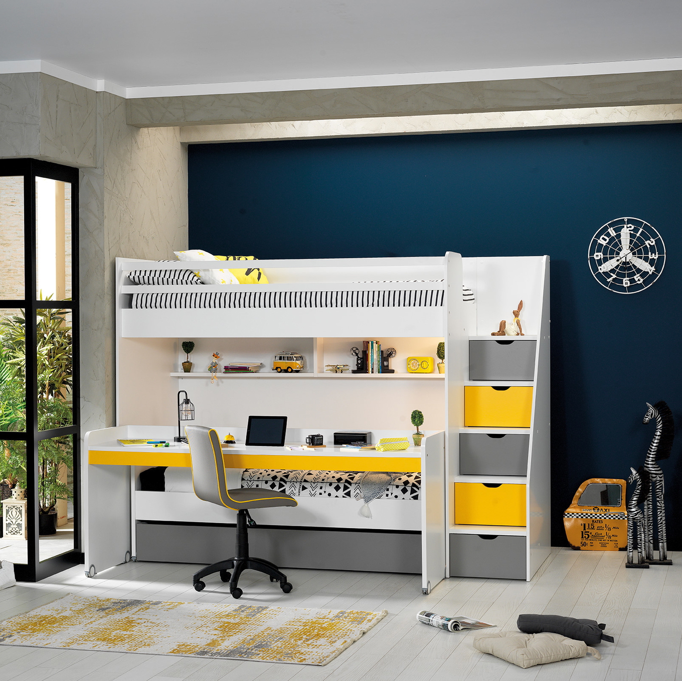 Hochbett Neo Set Gelb, Set 1