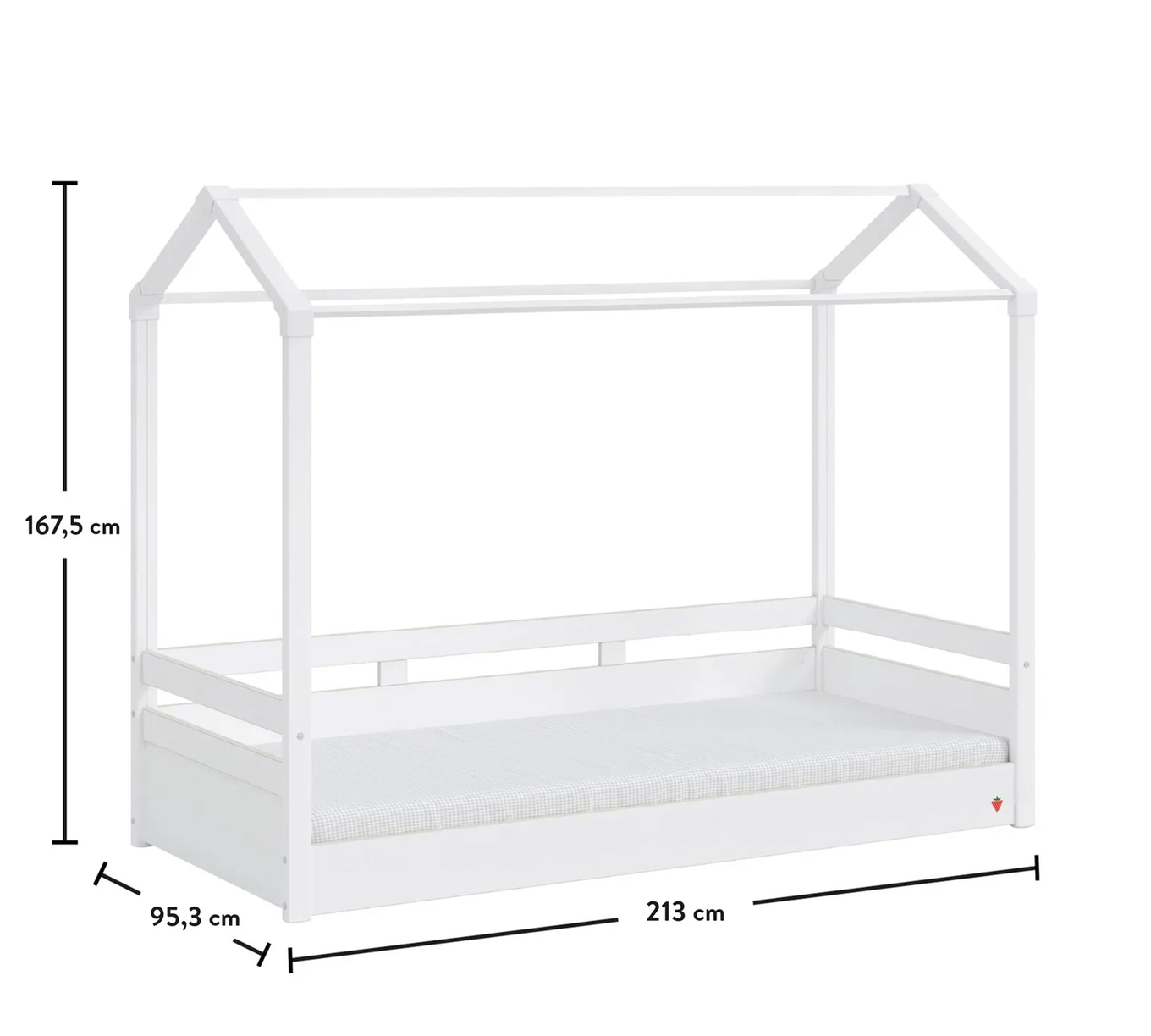 Hausbett Montes  Weiss 7