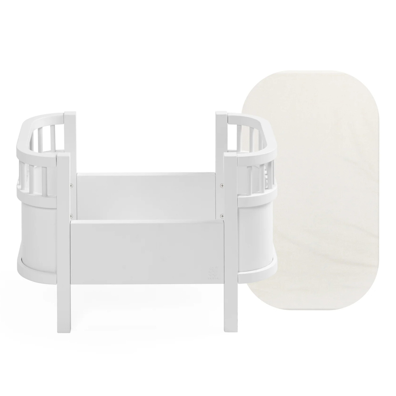Sebra Puppenbett inkl. Matratze Classic White