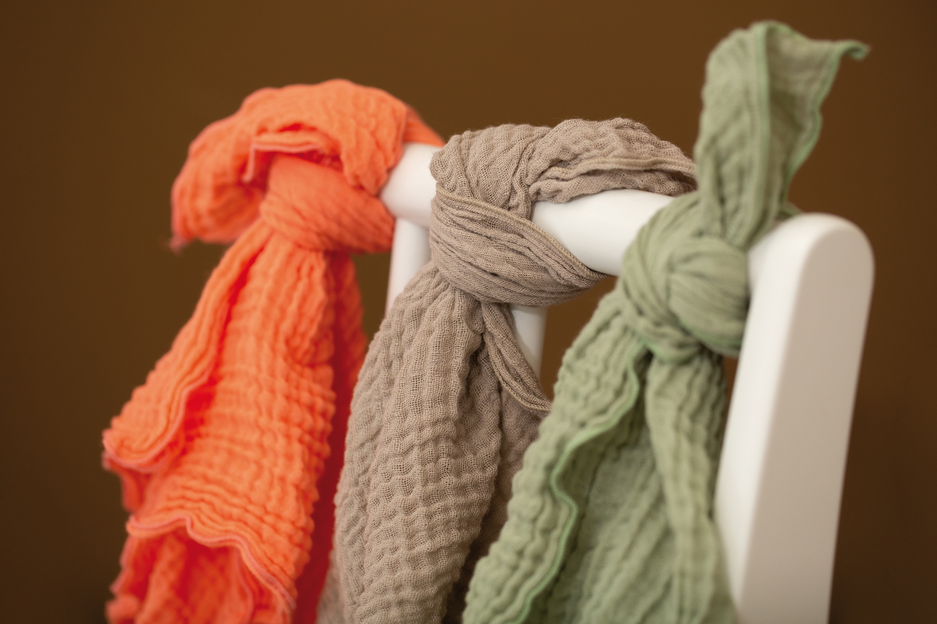 Gaze Spucktuch Uni Coral 3