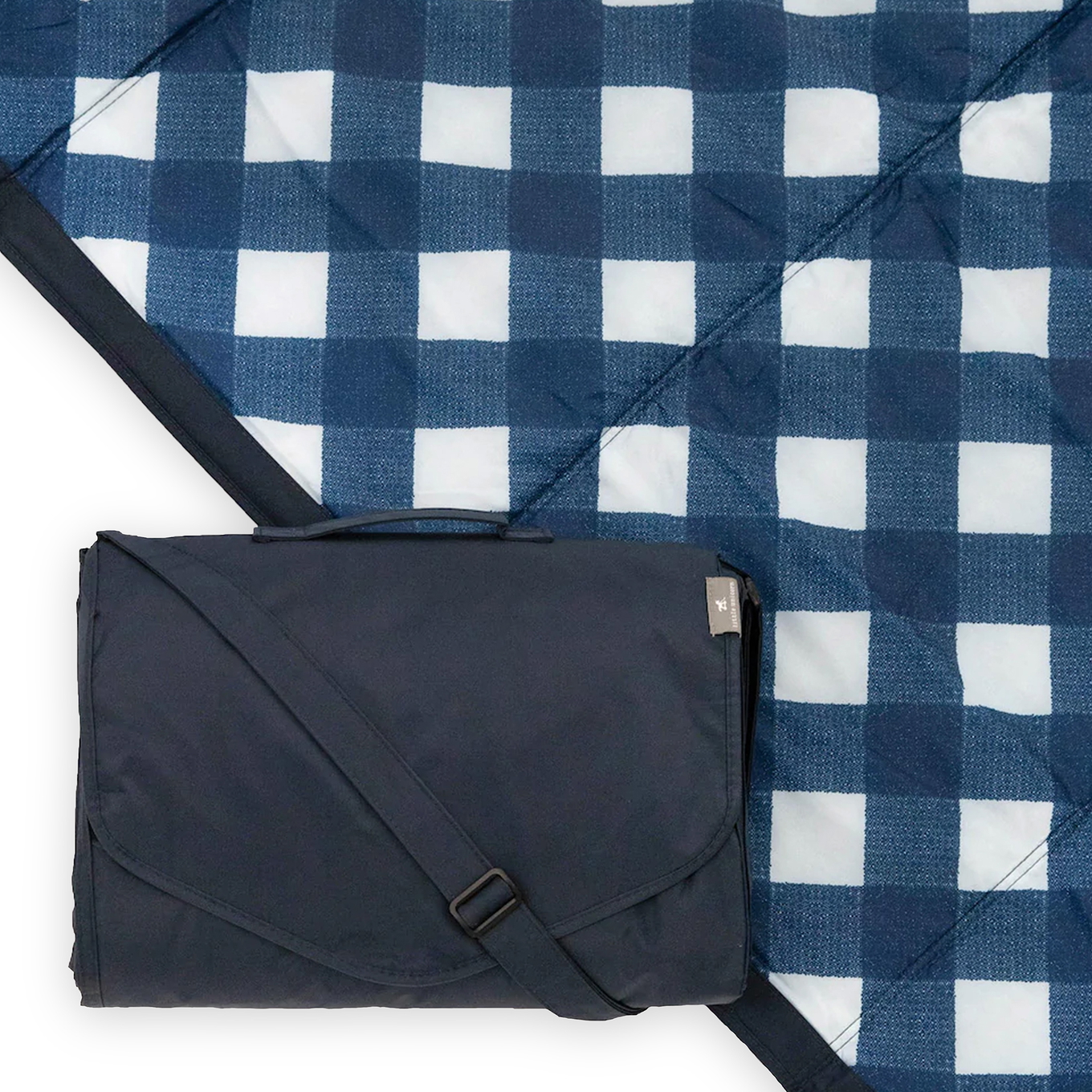 Picknick-Decke Navy Plaid 152 x 305 cm