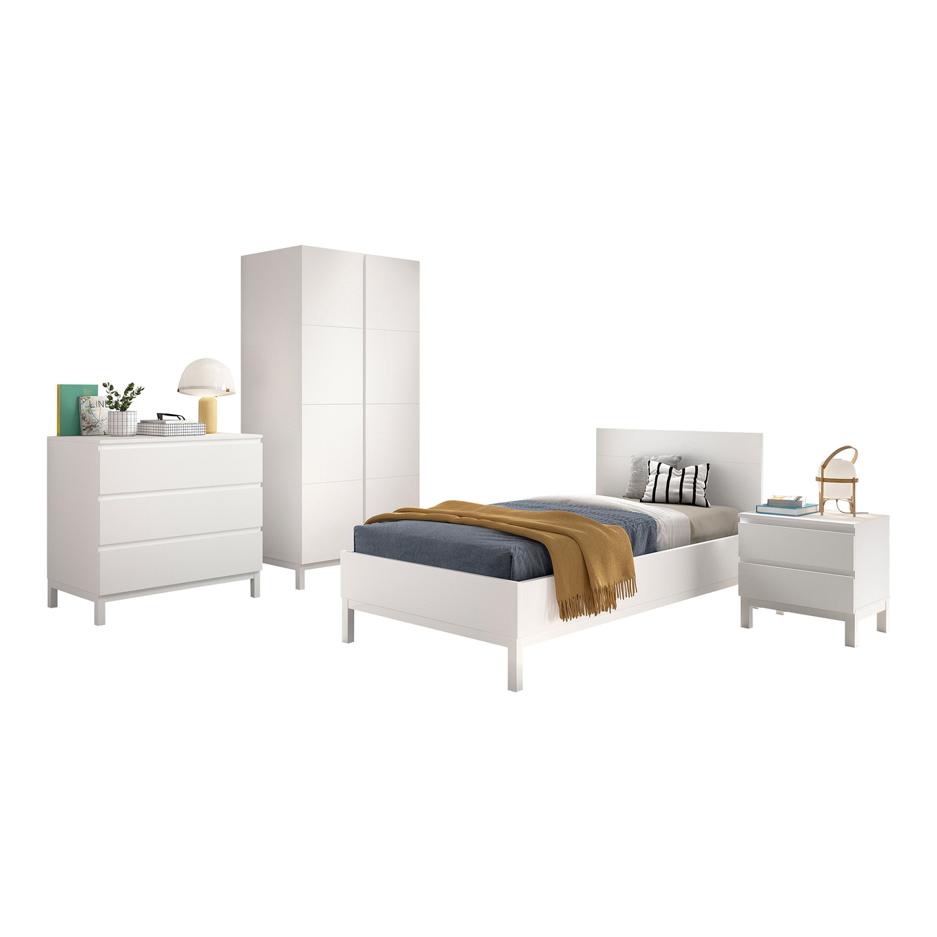 Kinderzimmer Eva 4-teilig Set