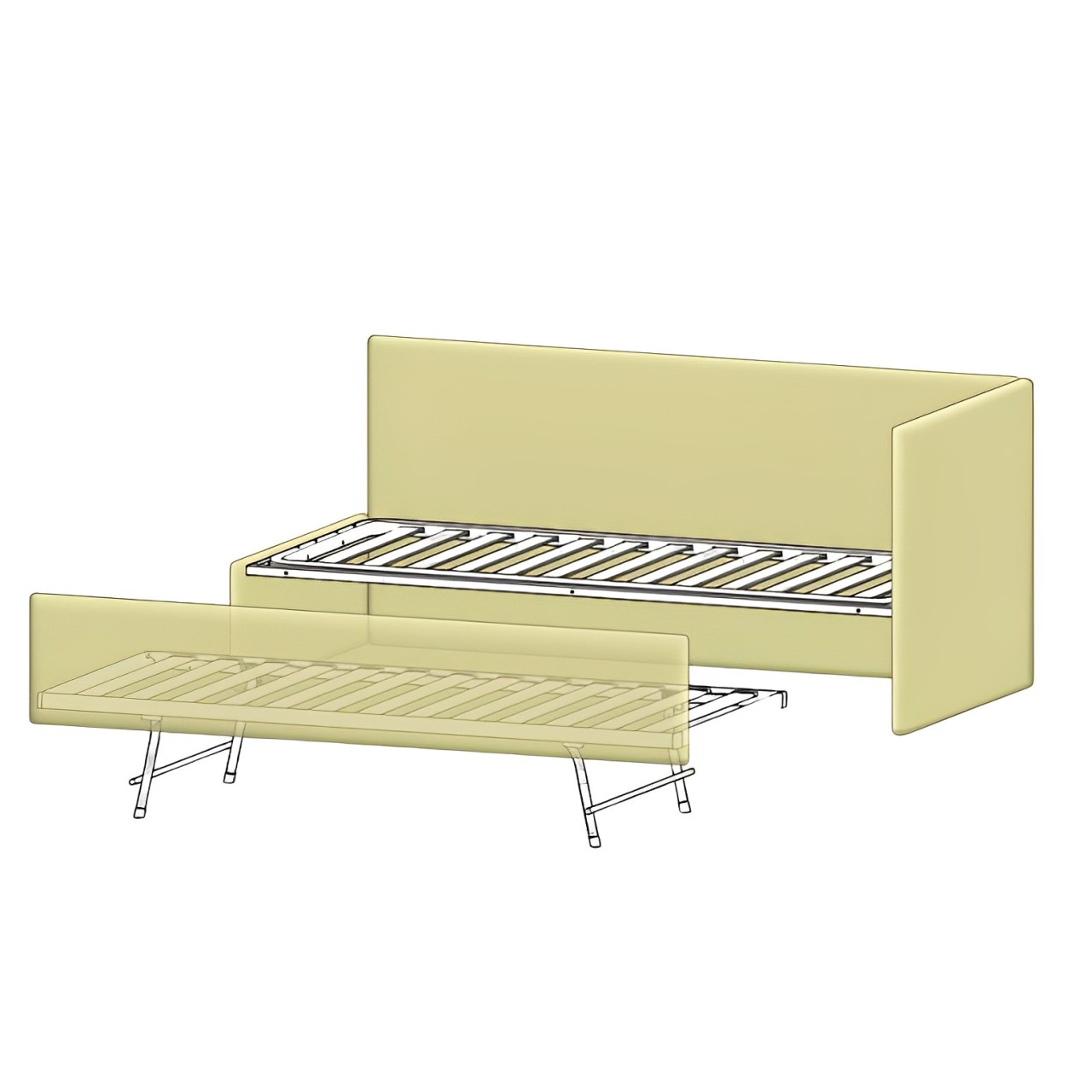 Sofabett Flat mit Ausziehbett #2