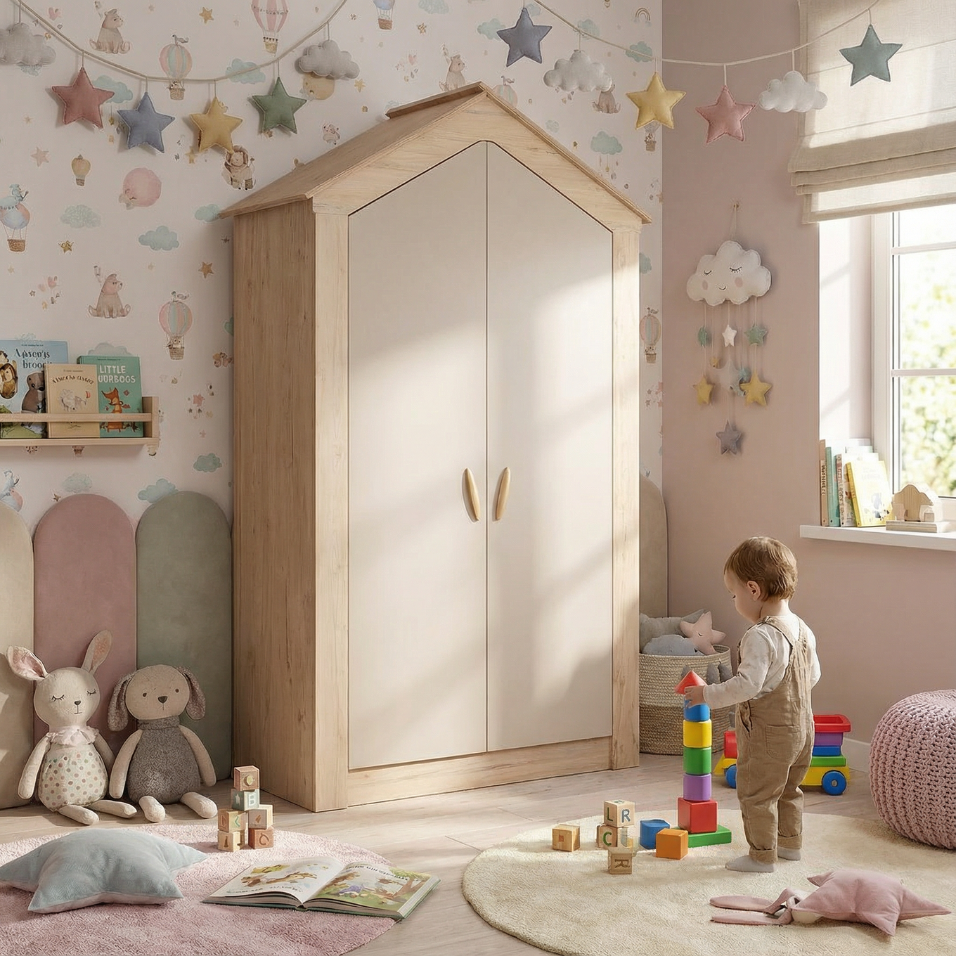 Kleiderschrank My House Natur, 2-türig 4