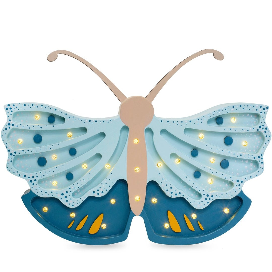 Nachtlampe Butterfly Daisy Blue 1
