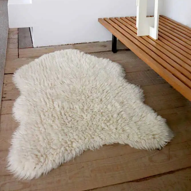 Teppich Woolly Weiss #2