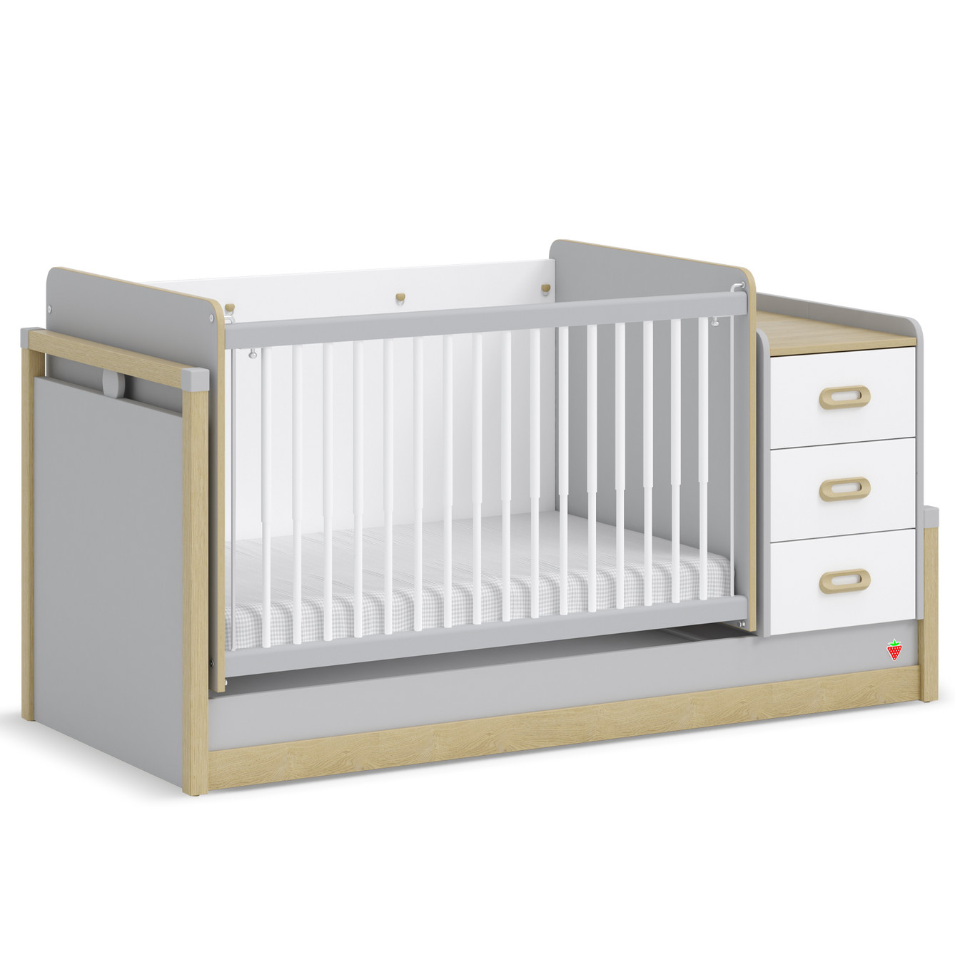 Babybett Mino Umbaubar Klein