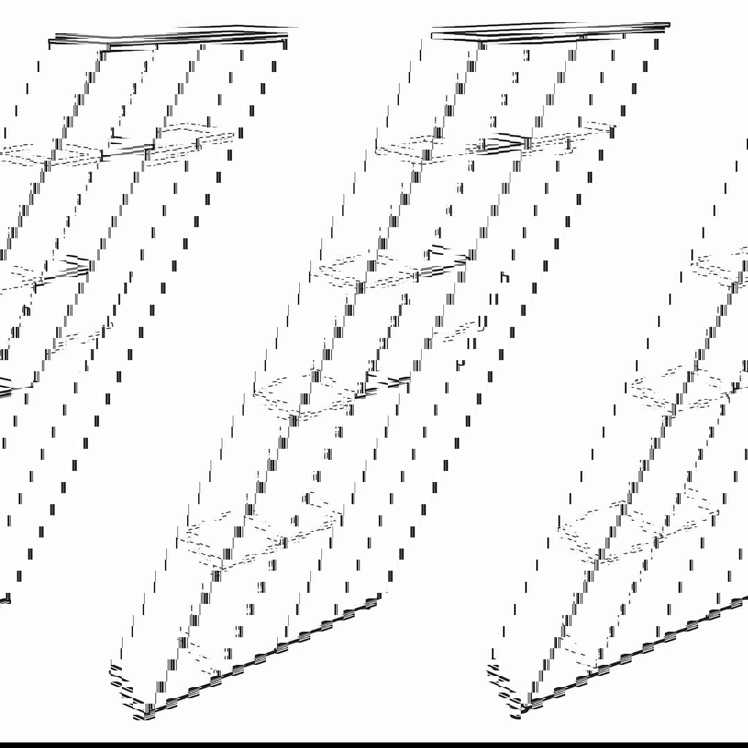 Kleiderschrank Lieven 4-türig mit 3 Fächer 6