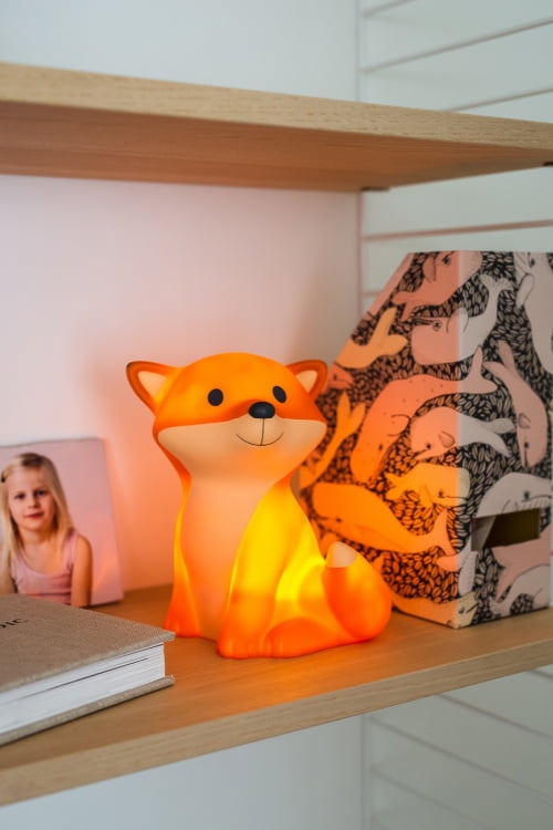 Nachtlampe Fuchs mit USB Orange 5