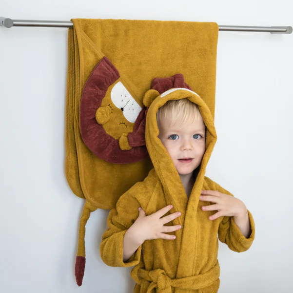 Badetuch mit Kapuze Löwe #2
