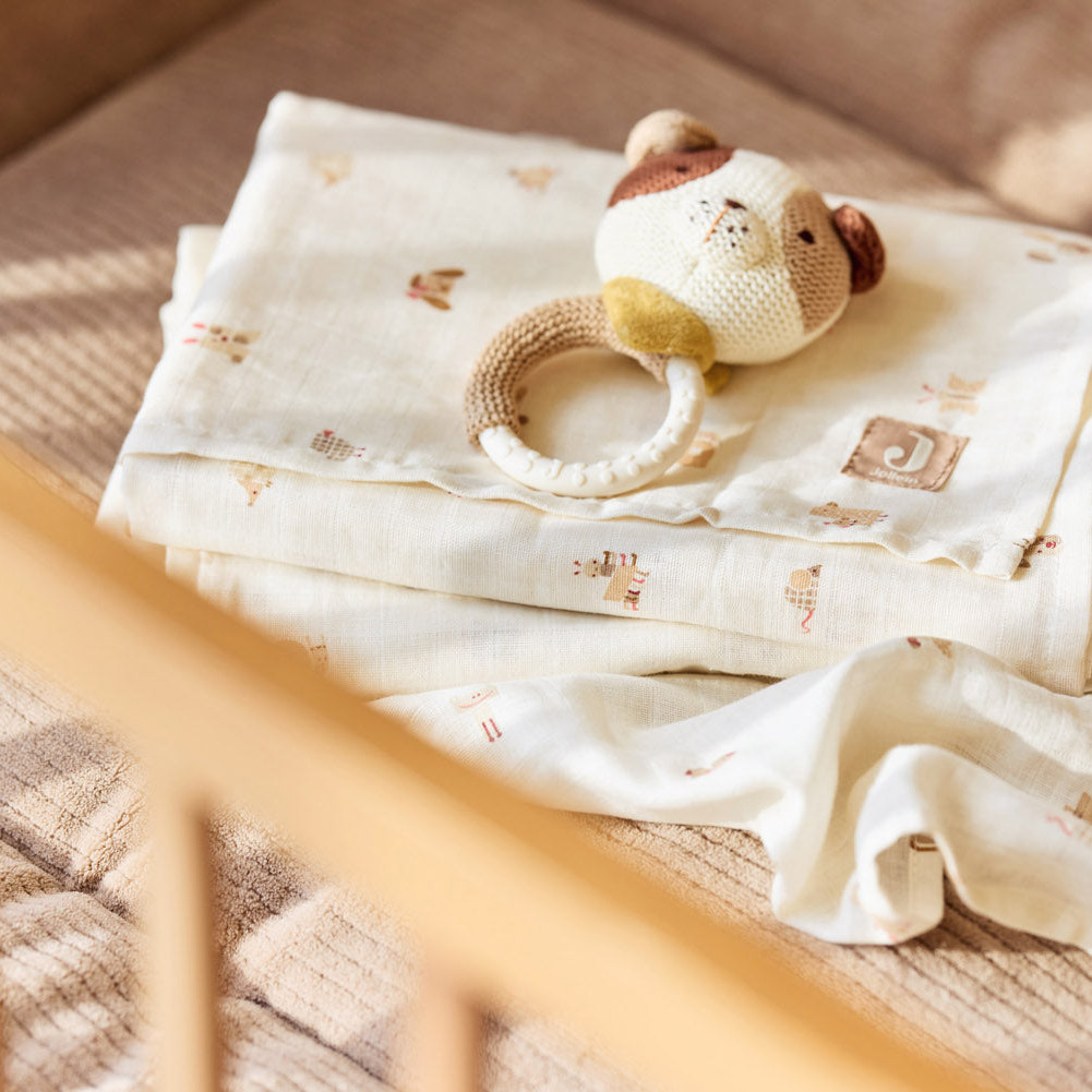 Spucktücher Animal Friends Klein 3er Set 4