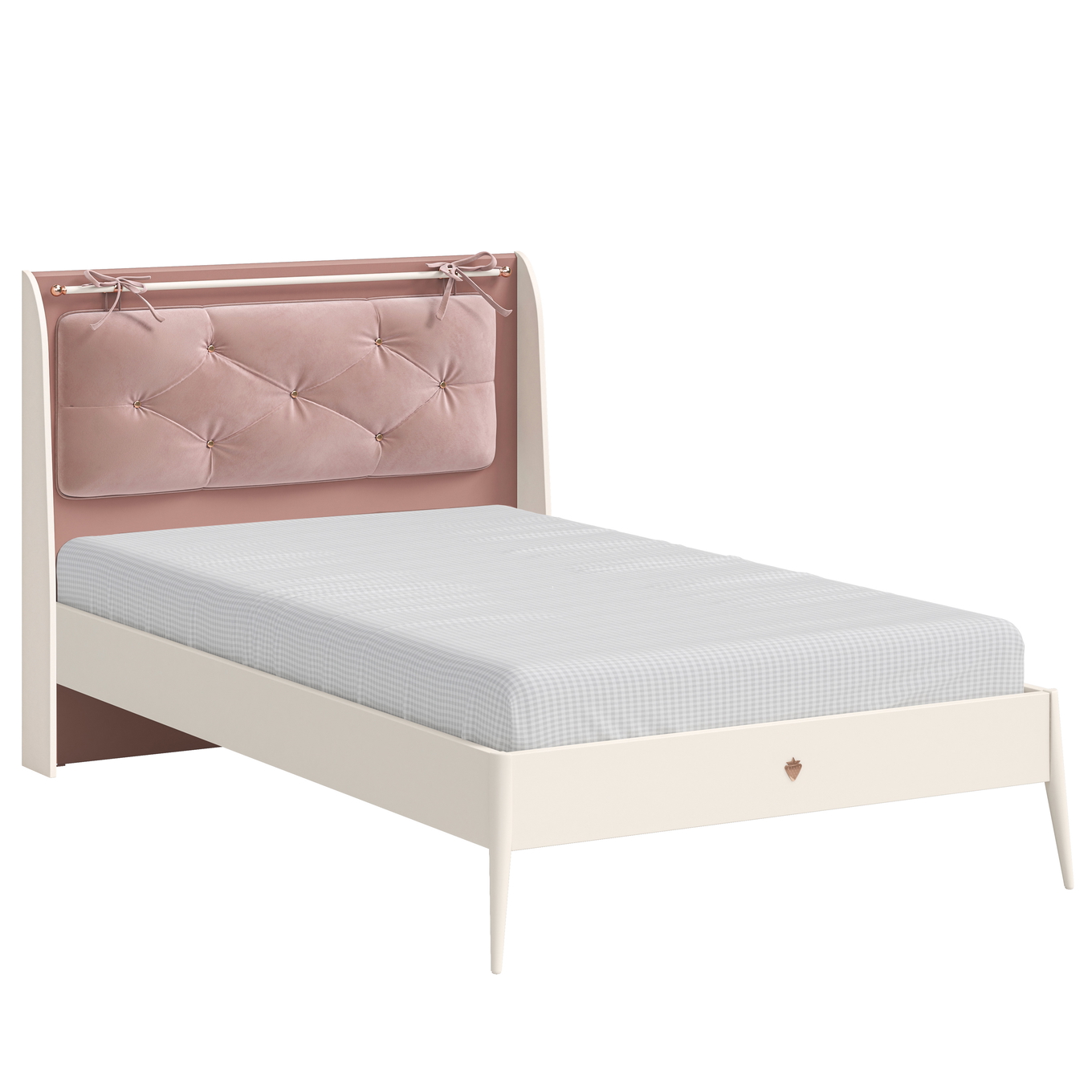 Bett Elegance  Standard, mit Kopfteil, 120 x 200 cm