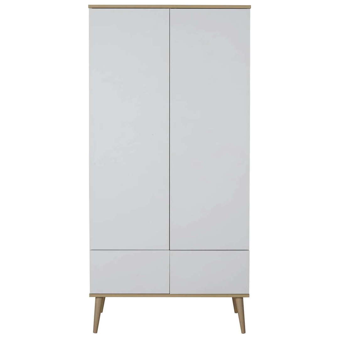 Kleiderschrank Flow Weiss, 2-türig