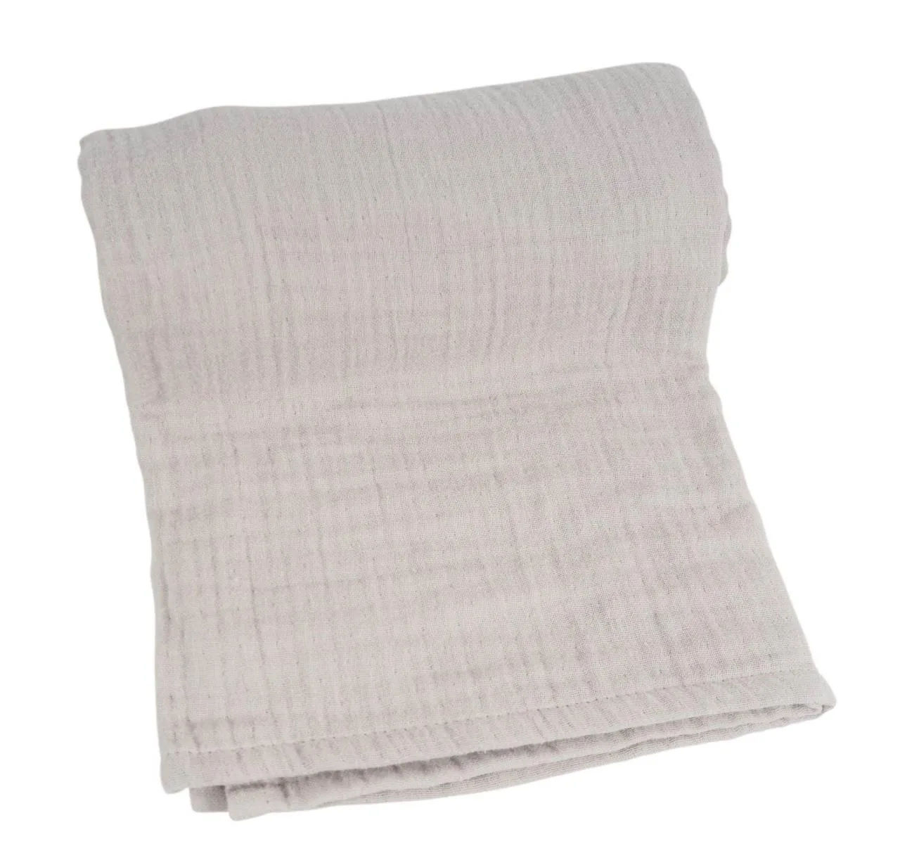 Tuch Muslin Klein Grau 4