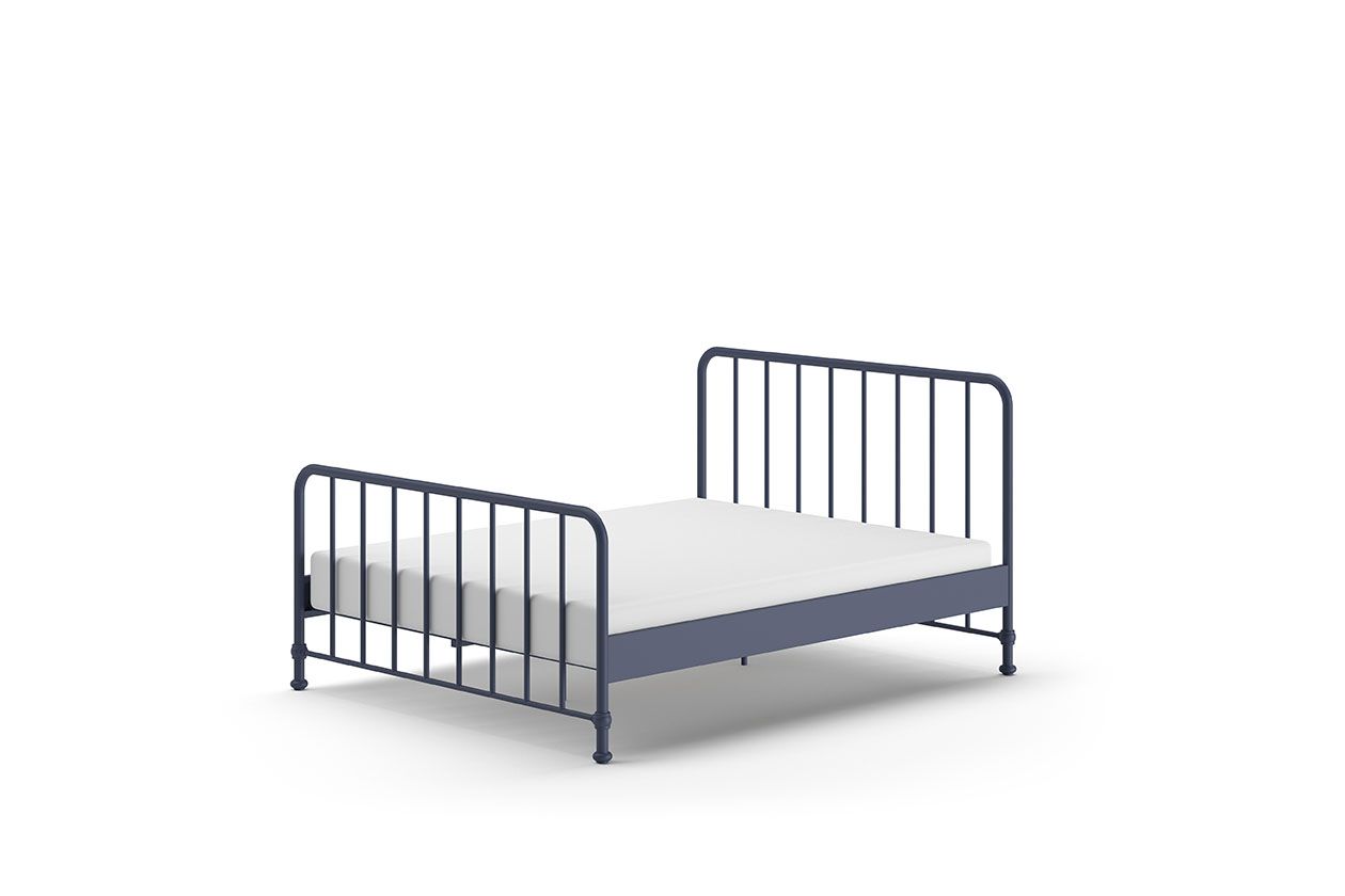 Metallbett Bronxx 160 Blau 4