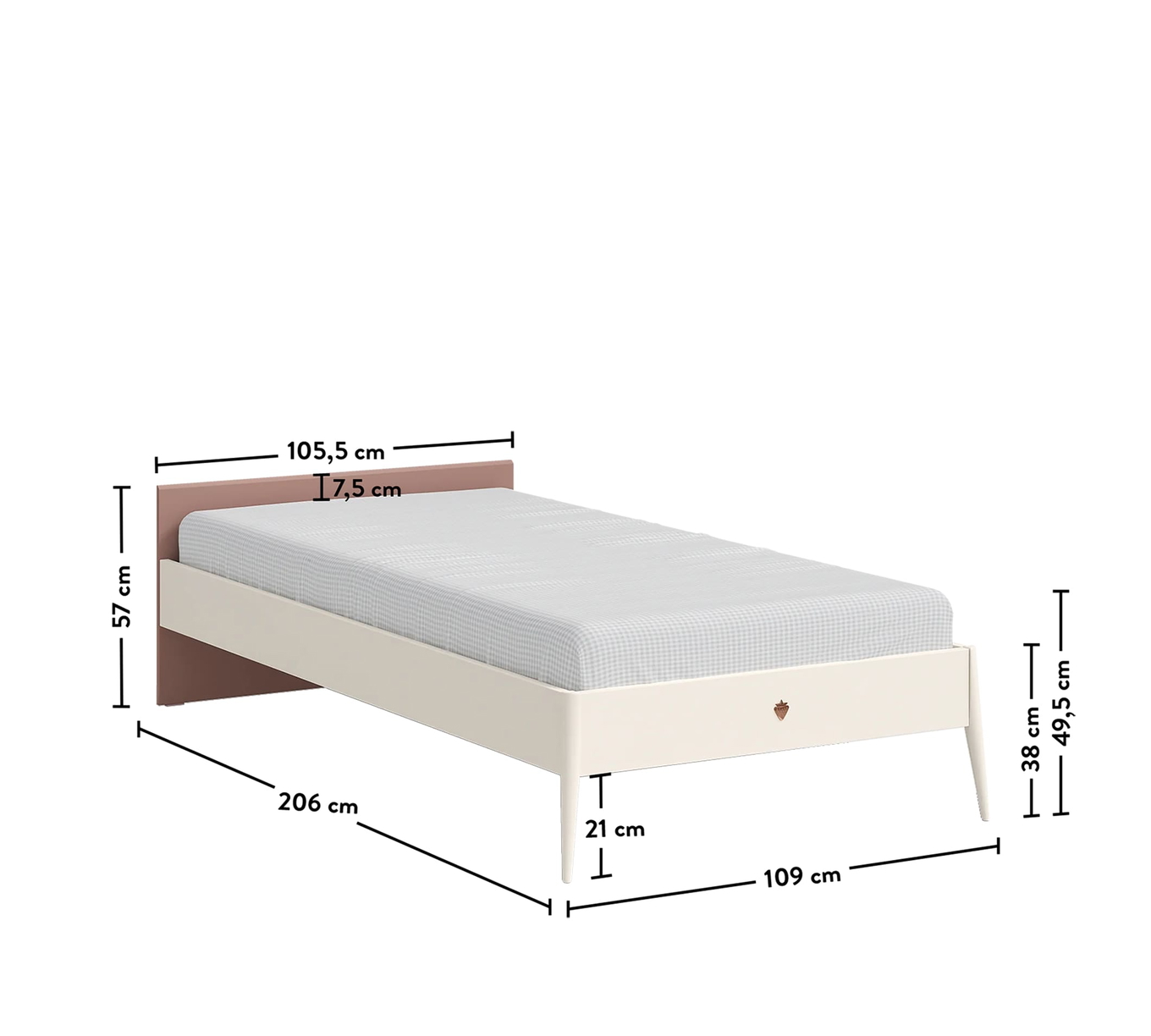 Bett Elegance Standard, 100 x 200 cm 6