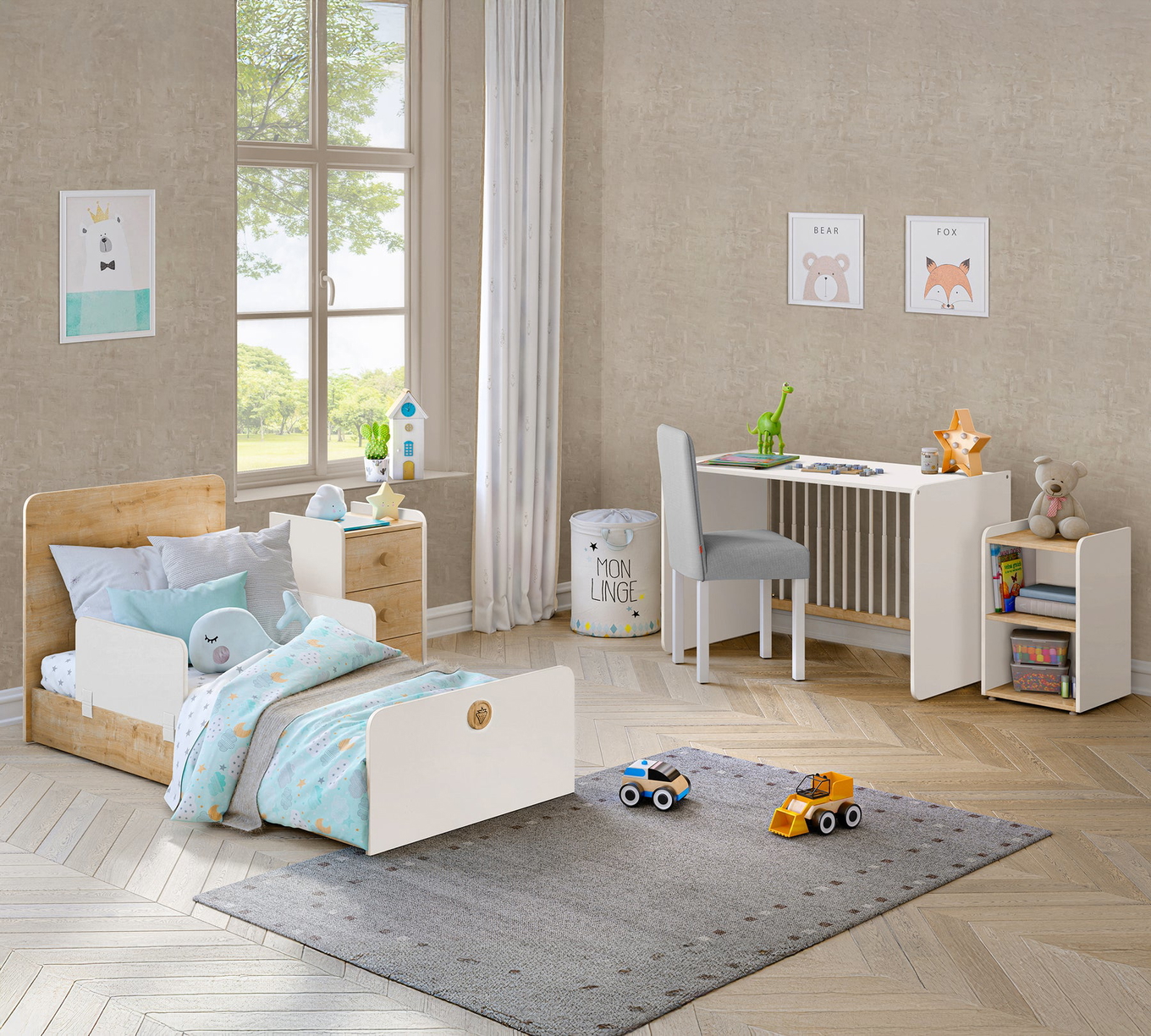 Babybett Baby Natura Umbaubar Klein 5