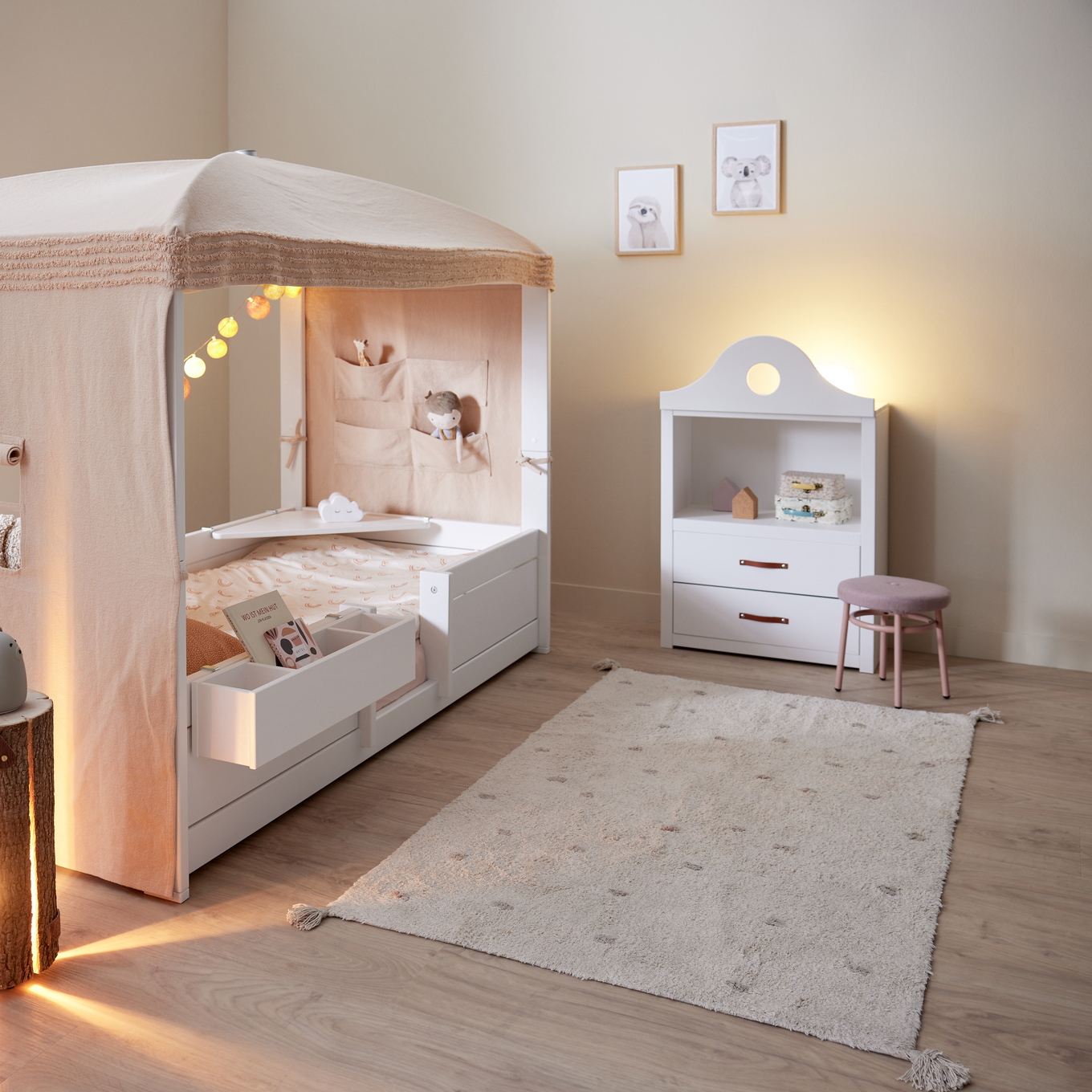 Teppich Essence Dots Natural 2