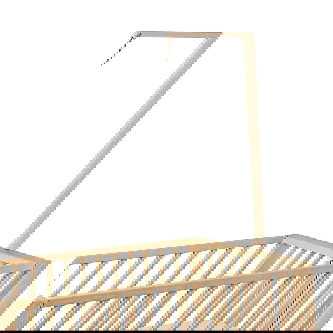 Himmelgestell Leander Linea Babybett Buche 1