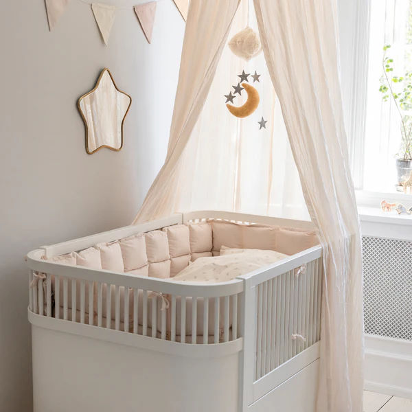 Bettnestchen Kapok Birchbark Rose 3