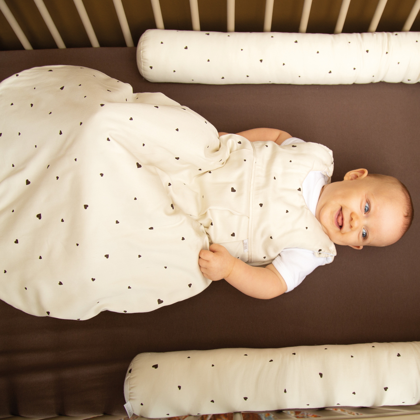 Schlafsack Satin Classic Hearts, 86/92 2