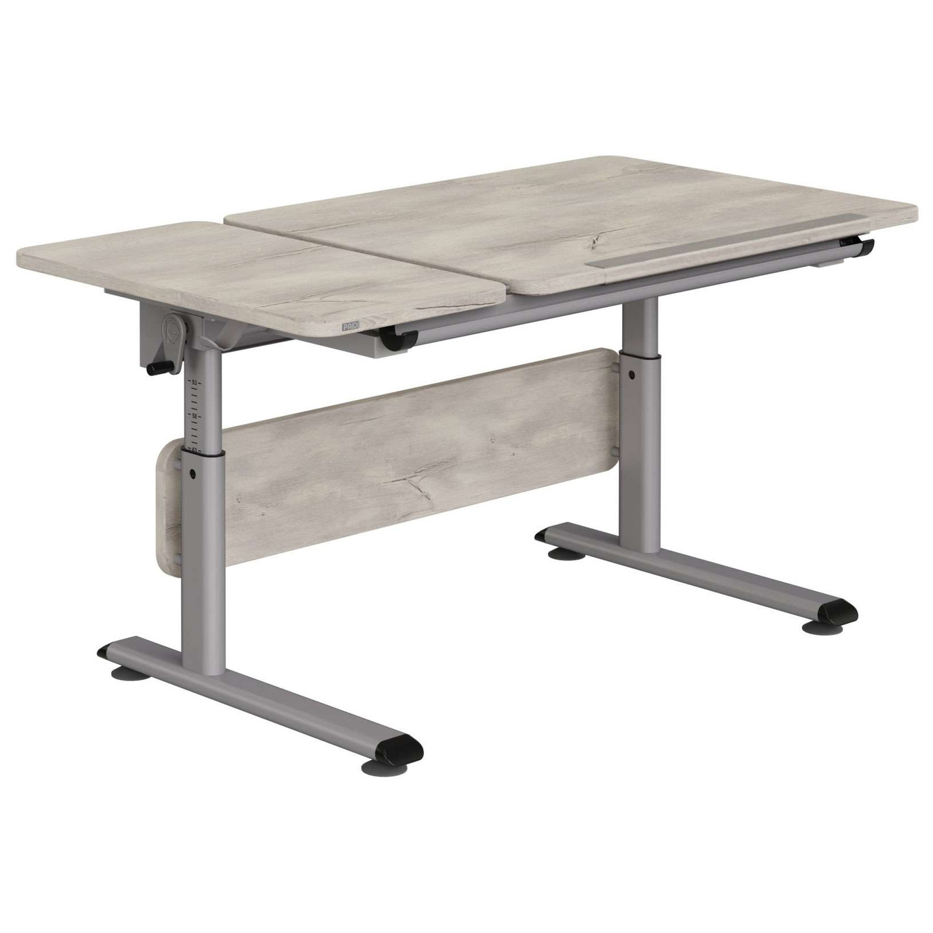 Schreibtisch Diego 130 GT Silber Beige 1