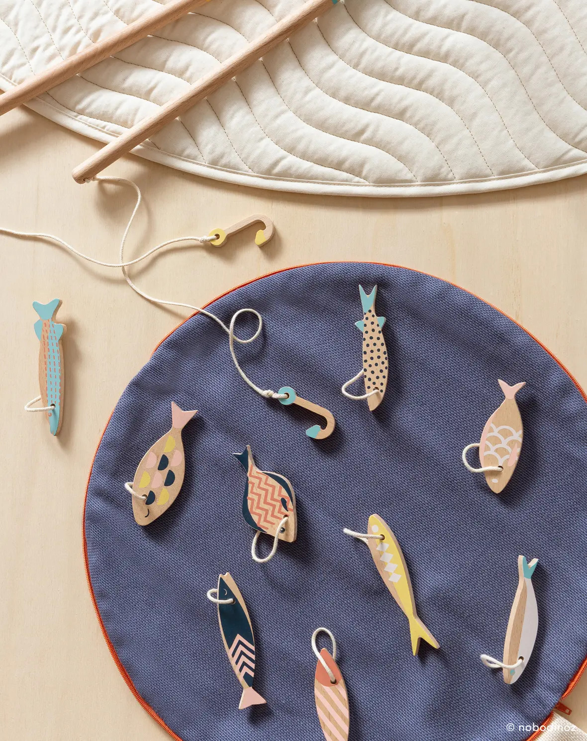 Angelspiel aus Holz 3