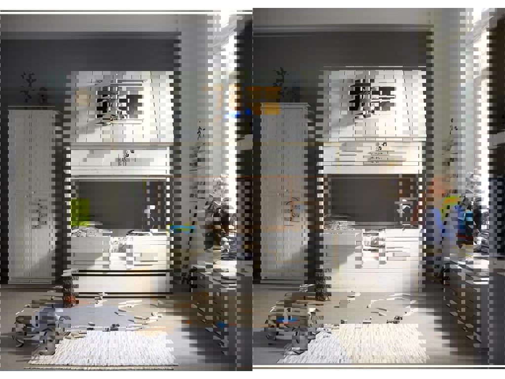 Abenteuerbett Hangout Weiss, Rollrost 3