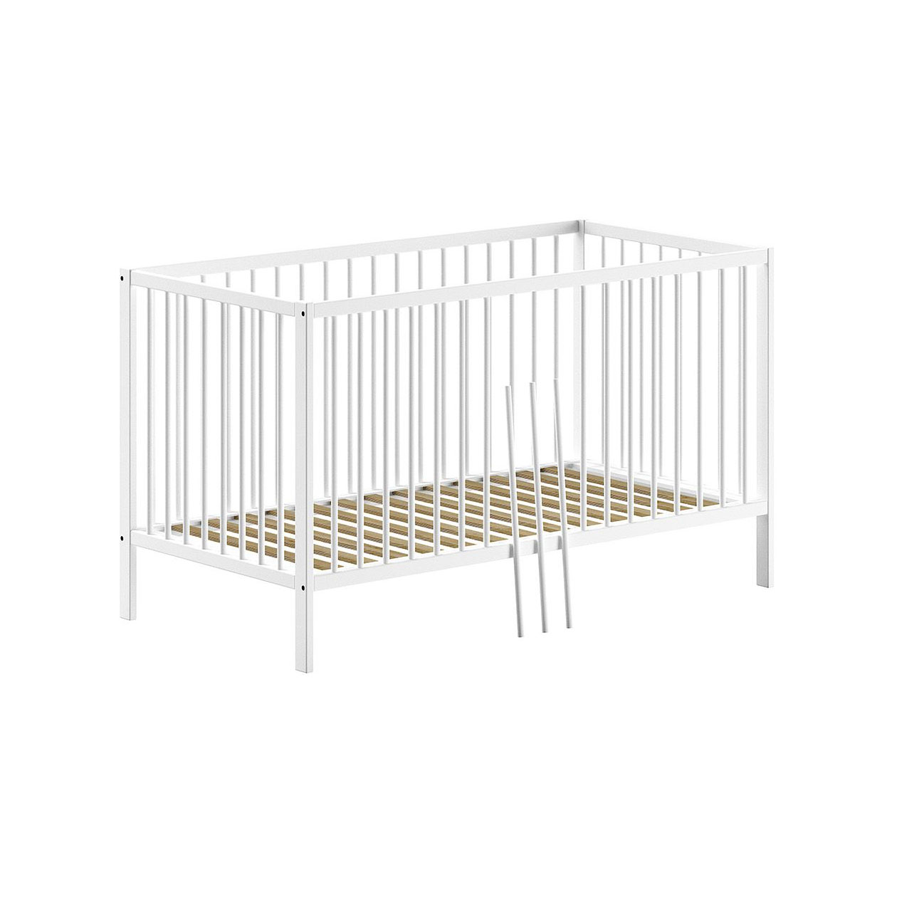 Babybett Dino 70 Weiss