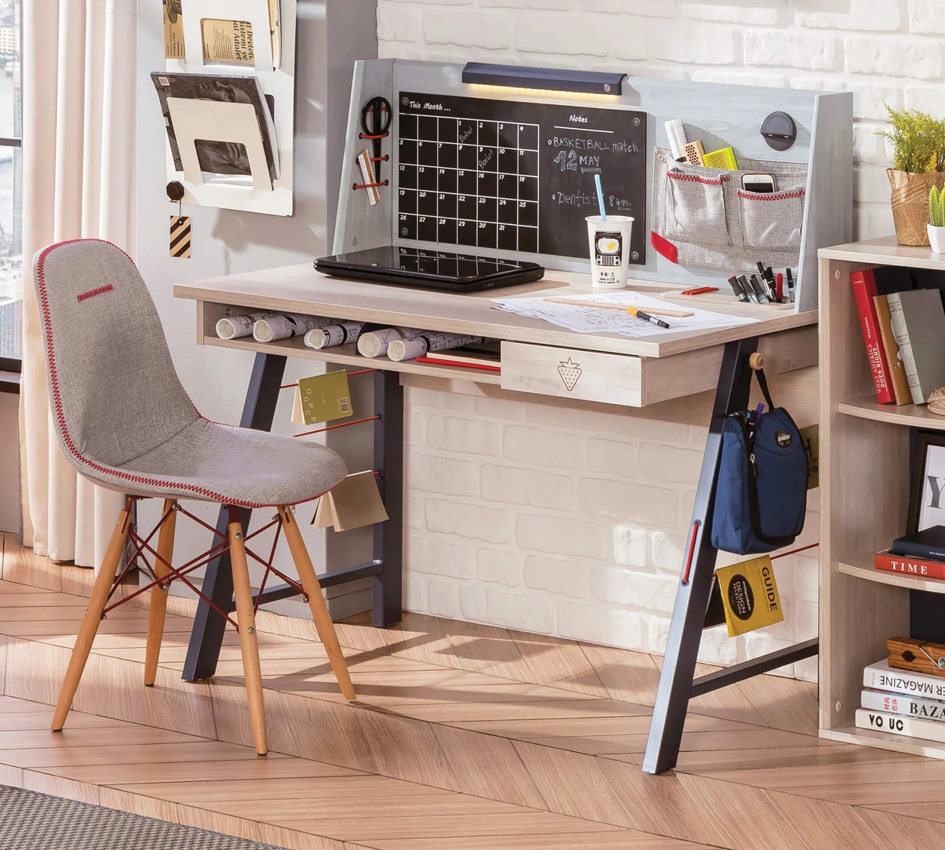 Schreibtischaufsatz Trio Klein 3