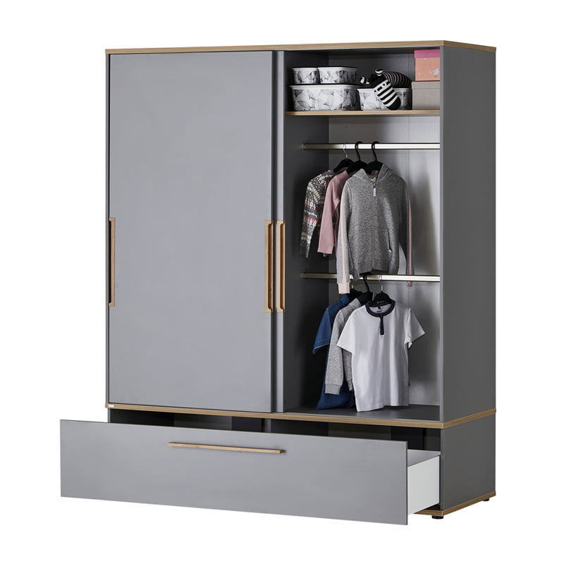 Kleiderschrank Sten Breit, mit Schiebetür 7