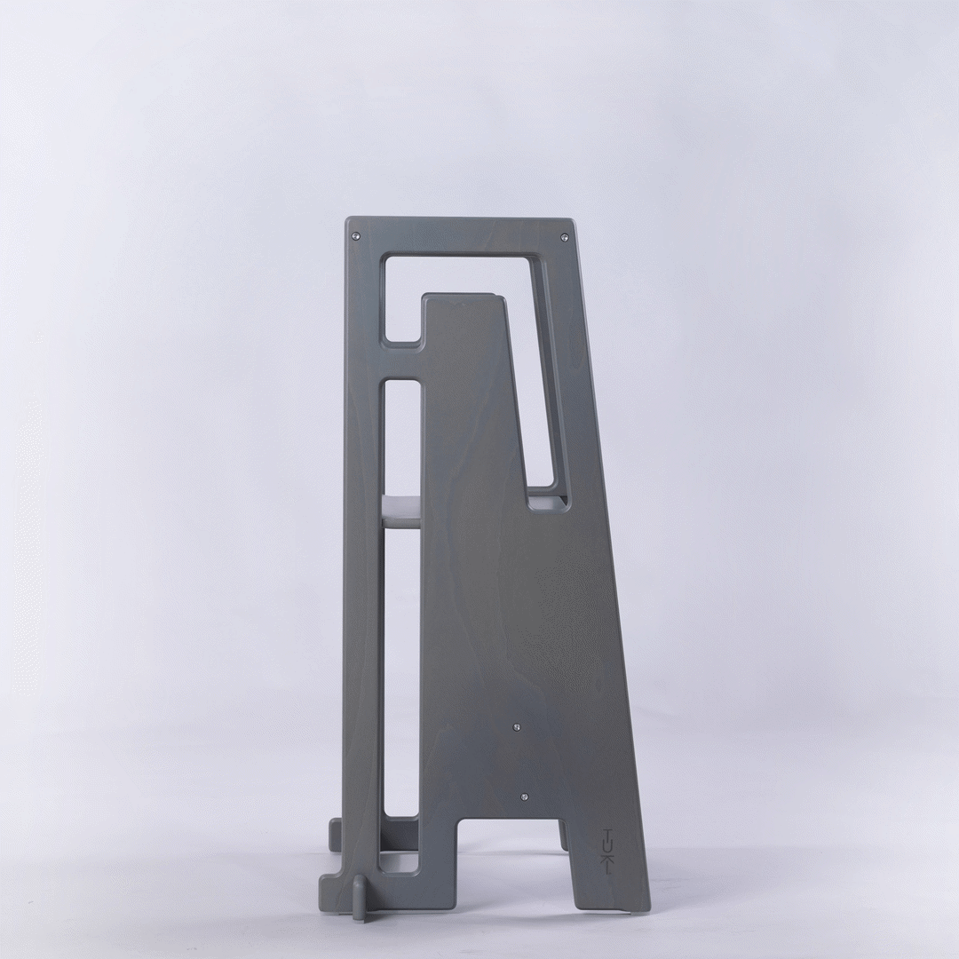 Lernturm Tuki Grau 3