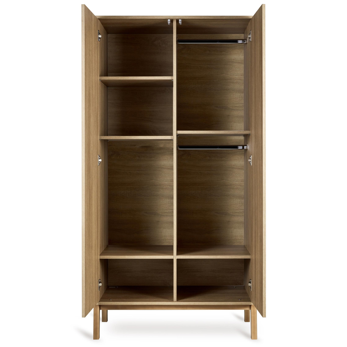 Kleiderschrank Ashi Honey Ash, 2-türig 3