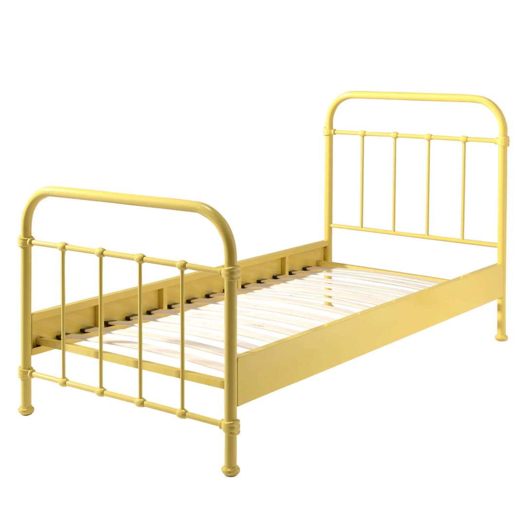 Metallbett New York Gelb 1