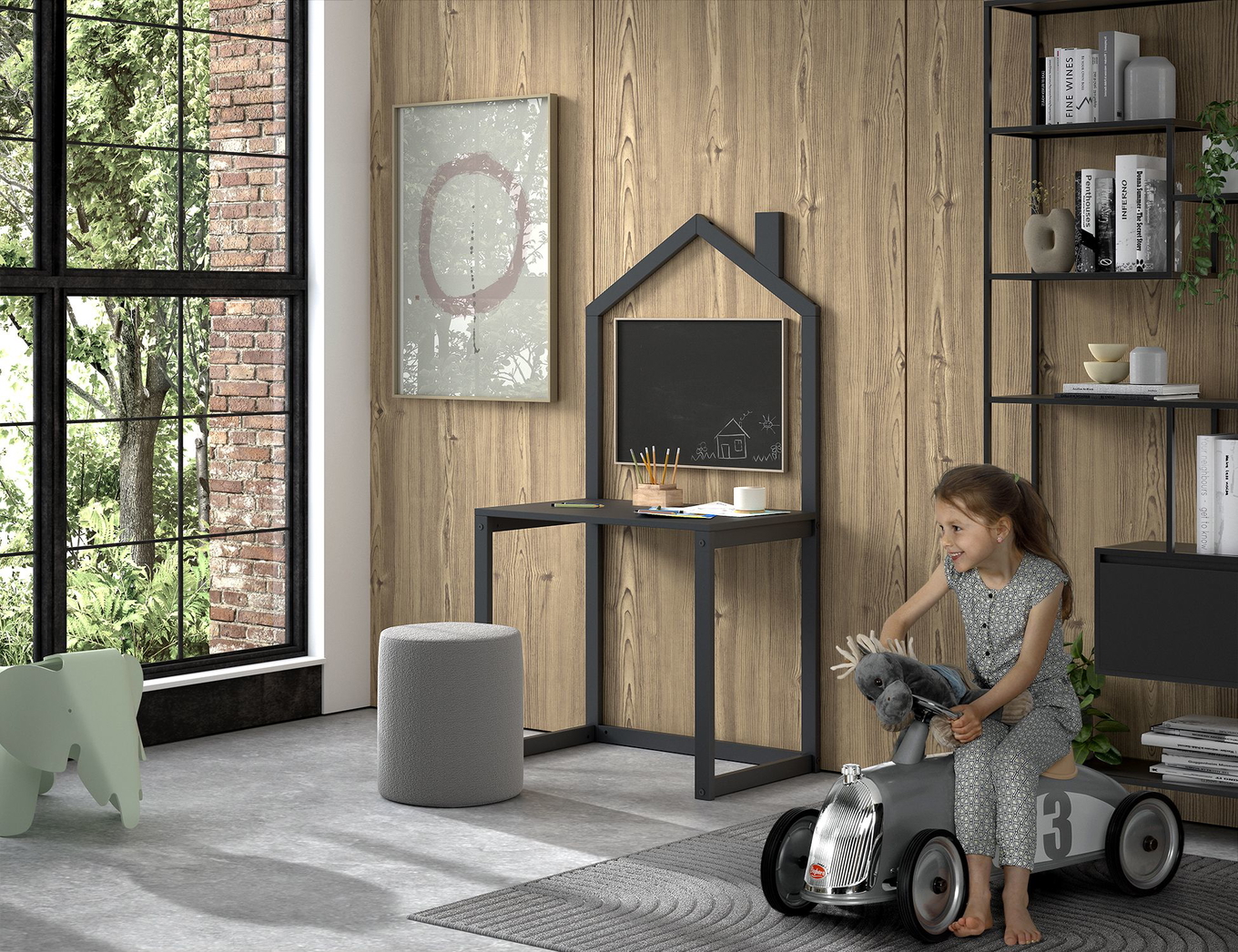 Schreibtisch Dallas Anthrazit 3