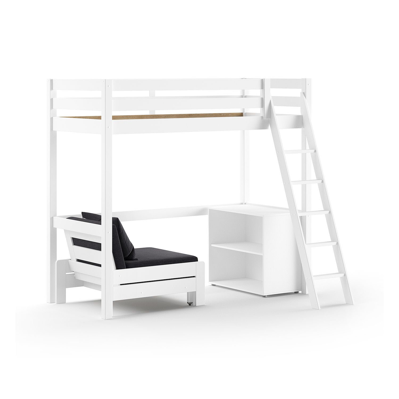 Hochbett Pino 90 3-teilig Set