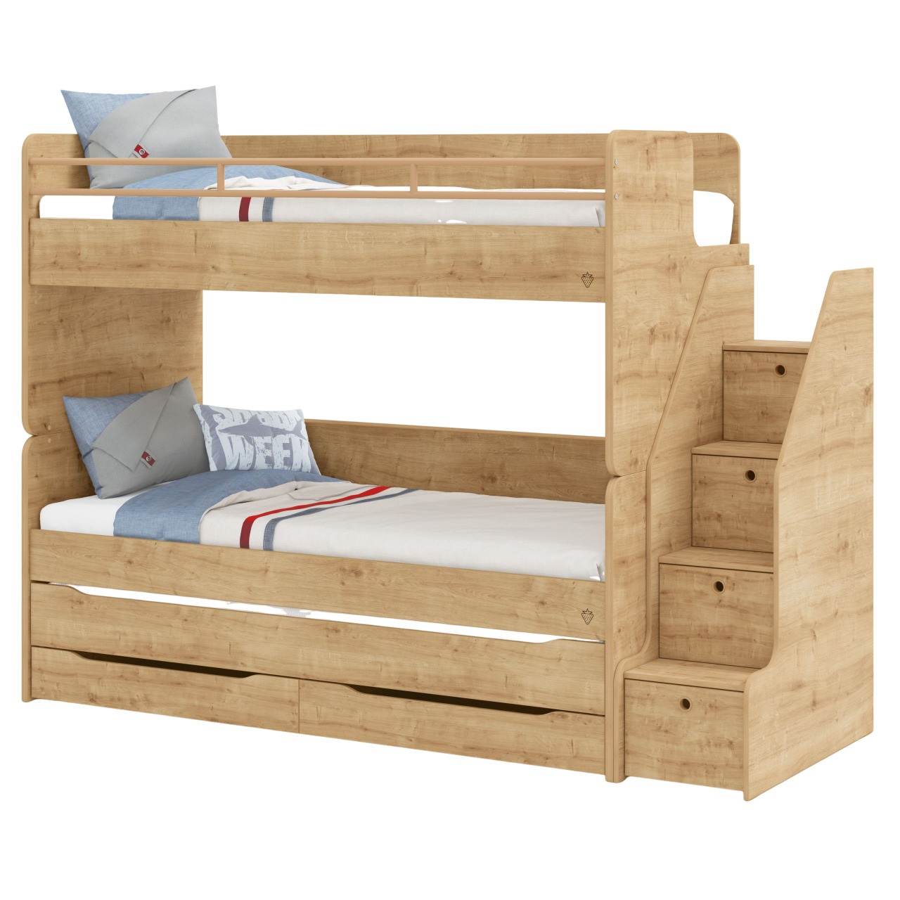 Hochbett Studio Set Holz, Set 2